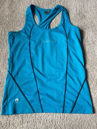 Camiseta tirantes Trangoworld azul