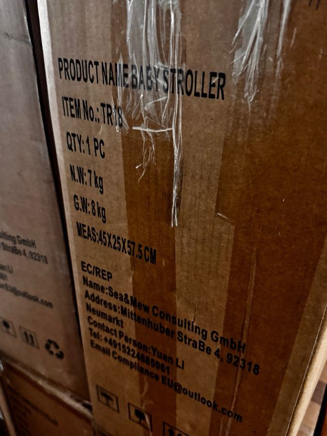 Silla de Paseo Bebé Sonarin TR18 Plegable - B008