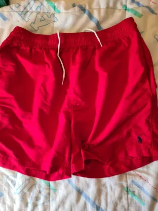 Bañador bermuda Ralph Lauren rojo