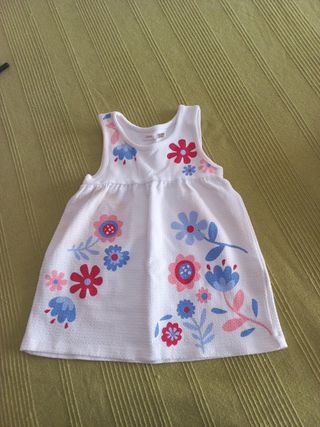 Vestido Sfera Verano 2-3 Años Flores