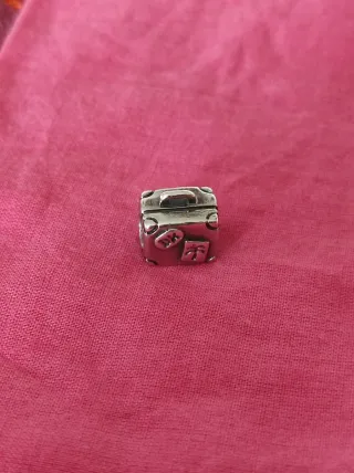 Charm Maleta Pandora Original Plata
