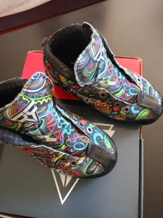 Botas de hockey patines con diseño