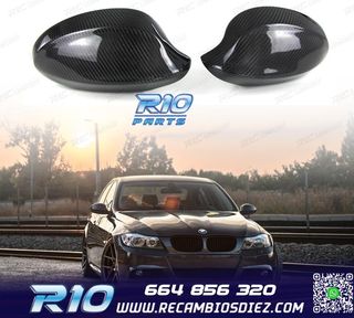 CARCASAS ESPEJOS RETROVISORES BMW E90 E91 CARBONO LOOK M
