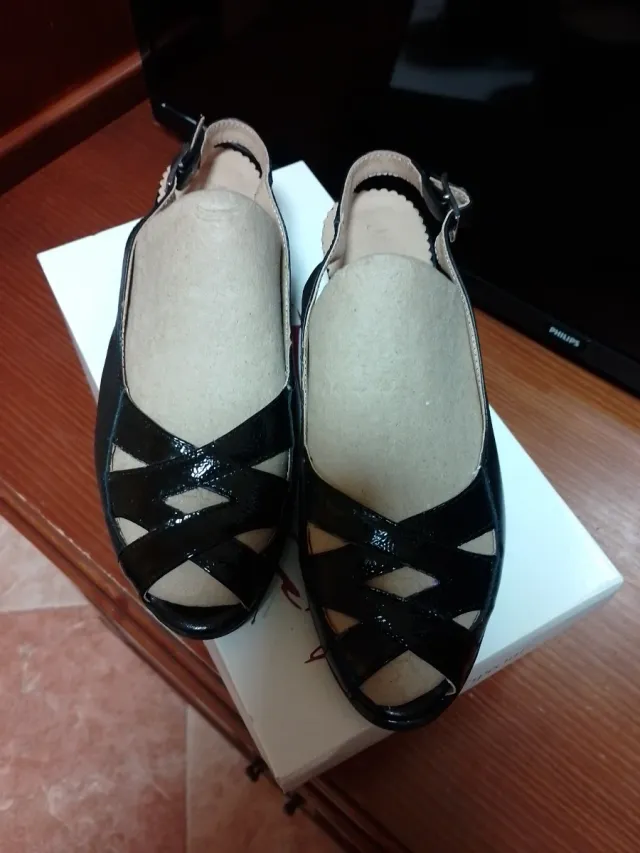 Zapatos Maxi Confort Negro Talla 37