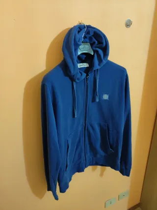 Felpa Stone Island zip blu XXL