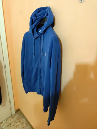 Felpa Stone Island zip blu XXL