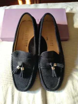 Mocasines Paul Barritt Mujer Negros