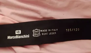 Cintura donna marrone fibbia metallo