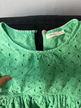 Vestido Sfera Niña Verde 122-128cm