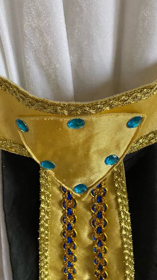 Disfraz Sumo Sacerdote Dorado y Blanco