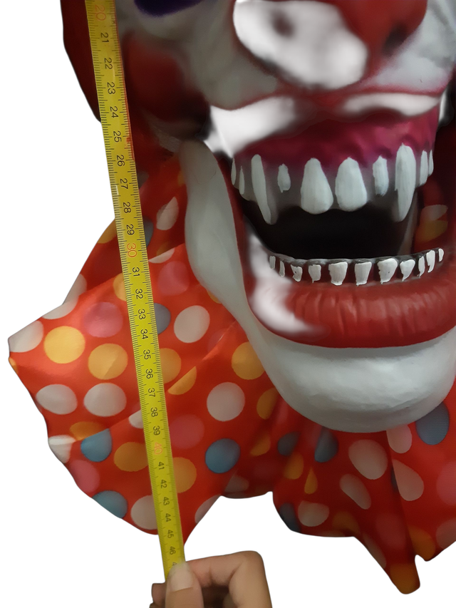 Payaso Horror Parlante Boca Movil Ojos Lumin