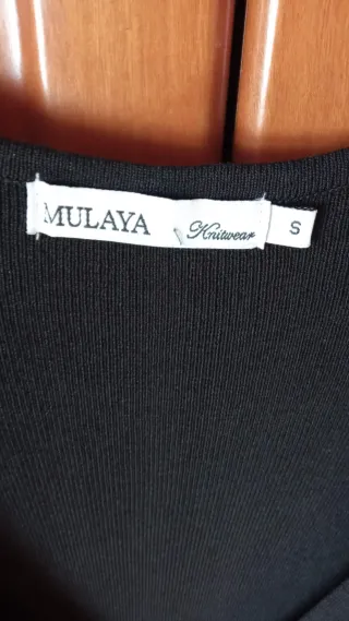 Jersey negro cruzado talla S