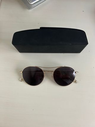 Gafas de sol hombre STING doradas y negras