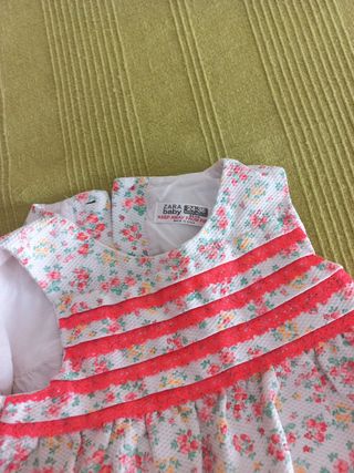 Vestido  zara verano niña 2 años floral