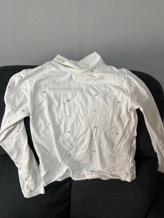 Jersey niña cuello alto 7/8 años