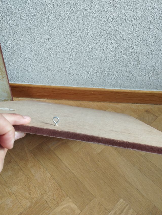 Set 2 Cuadros Florales Beige y Morado