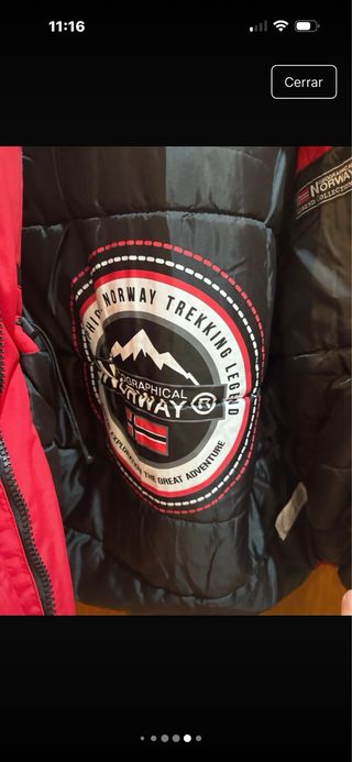 Abrigo Norway Rojo Nuevo