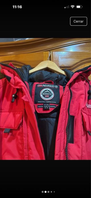 Abrigo Norway Rojo Nuevo