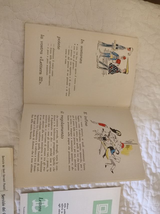 OPUSCOLO completo 1958 Olivetti LETTERA STUDENTE