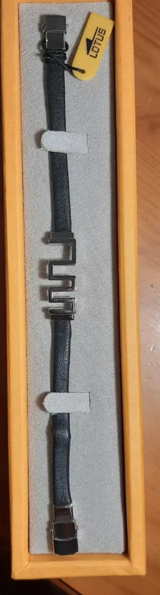Pulsera Lotus Negra y Plateada