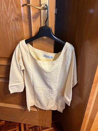 Jersey Zara Mujer Talla L Amarillo