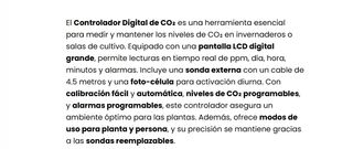 CONTROLADOR DIGITAL CO2 V2 PANTALLA + SONDA