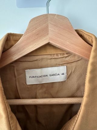 Chaqueta Purificación García Marrón