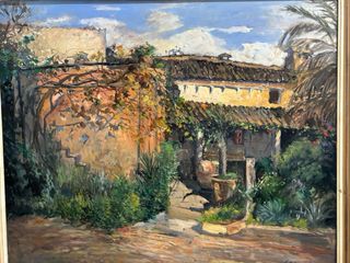 Cuadro Patio mallorquín.