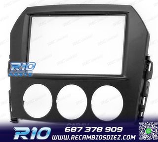 MARCO NEGRO RADIO 2-DIN PARA MAZDA MX-5 MIATA