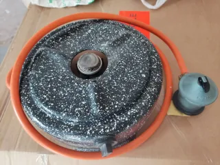 Brasero de butano con manguera