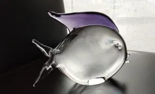 Pesce Murano V.Nason firmato