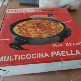 Paellera Eléctrica con Tapa de Cristal