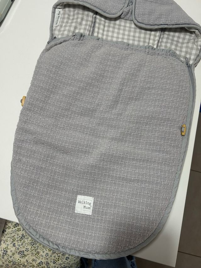 Saco capazo Walking Mum gris