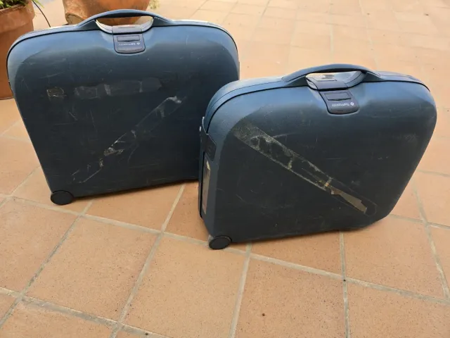 Juego 2 Maletas Samsonite verde