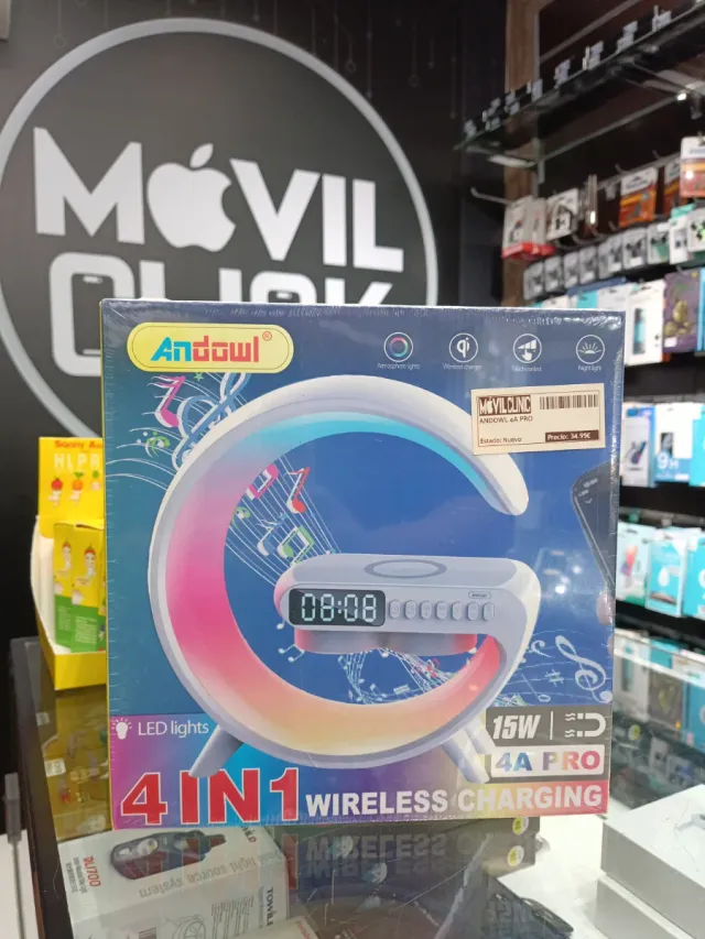 Andowl 4 en 1 Carga Inalámbrica LED