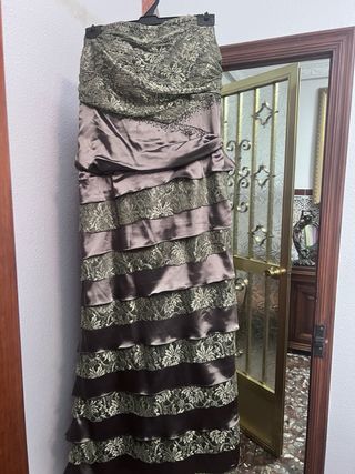 Vestido palabra de honor 