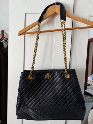 Bolso Tory Burch Negro y Dorado