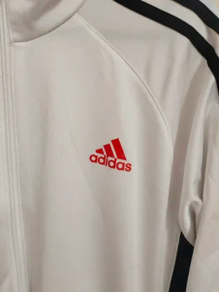 Chándal Adidas Hombre Blanco y Negro