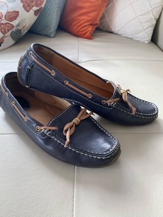 Mocasines Clarks Mujer Azul Talla 37