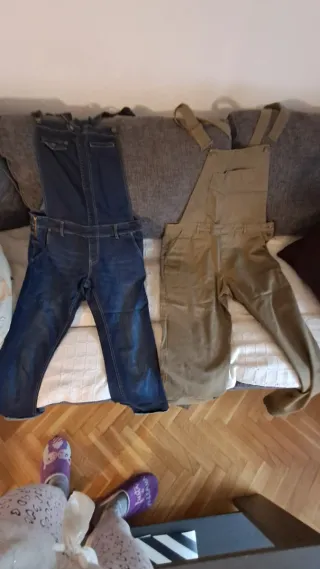 Dos petos vaqueros talla L