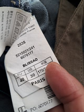 Dos petos vaqueros talla L