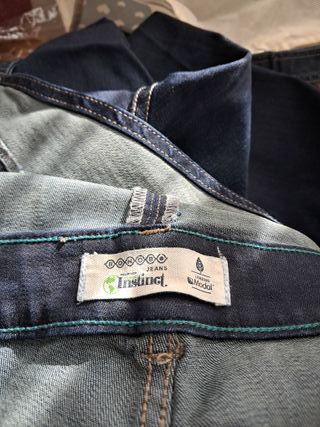 Dos petos vaqueros talla L