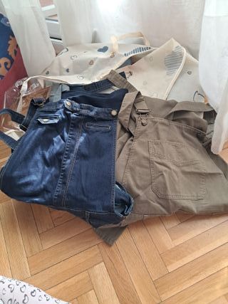 Dos petos vaqueros talla L