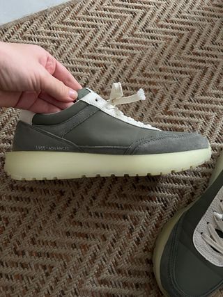 Zapatillas Massimo Dutti Mujer Verde/Blanco