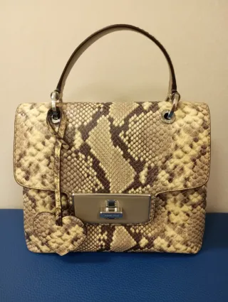 Bolso de piel con motivo de serpiente Michael Kors