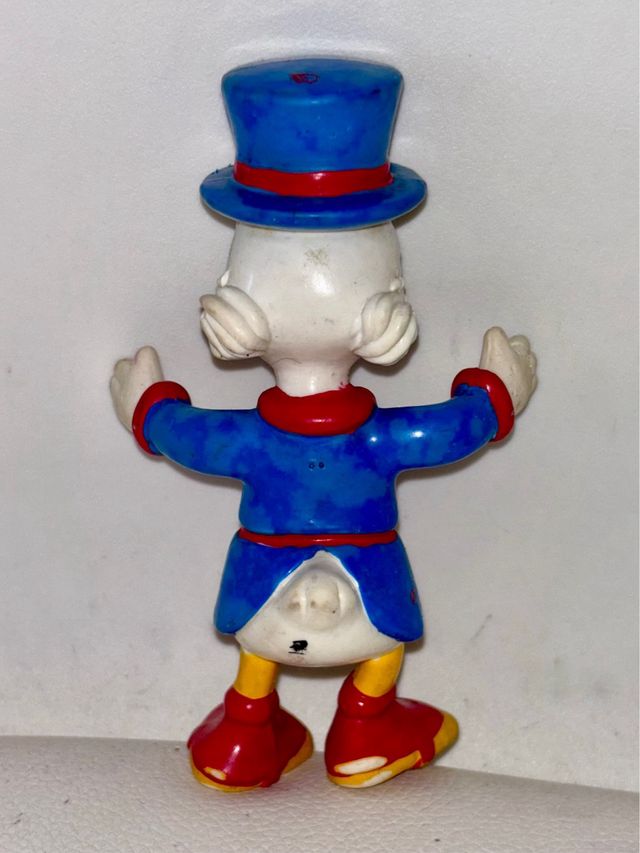 Figura Tío Gilito Flexible Antigua