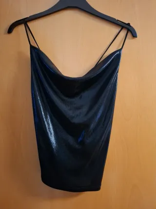 Top fiesta negro brillante