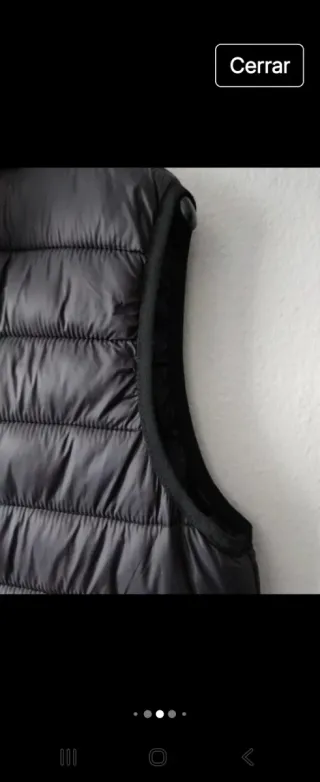 Chaleco acolchado Power negro talla L