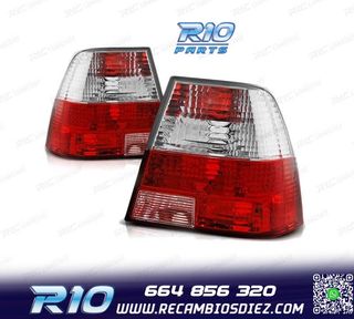 PILOTOS VOLKSWAGEN VW BORA 98-05 ROJO BLANCO