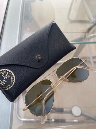 Gafas Ray-Ban Aviador Cristales Azules